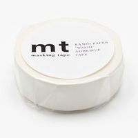 カモ井加工紙 mt マスキングテープ 15mm 1P マットホワイト MT01P208R
