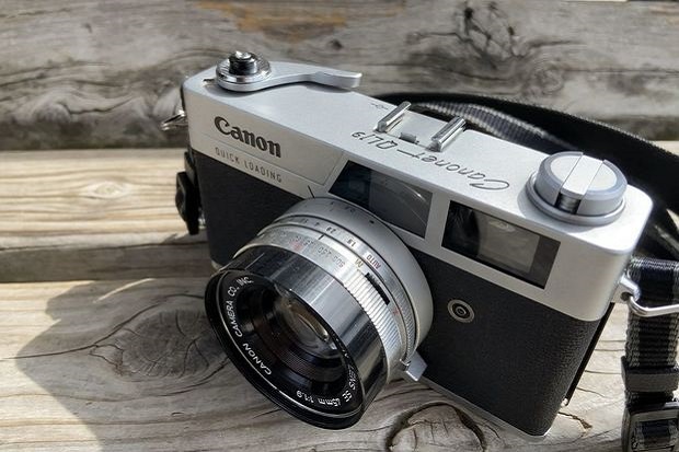 Canon Canonet QL19 ist meine erste klassische Kamera.